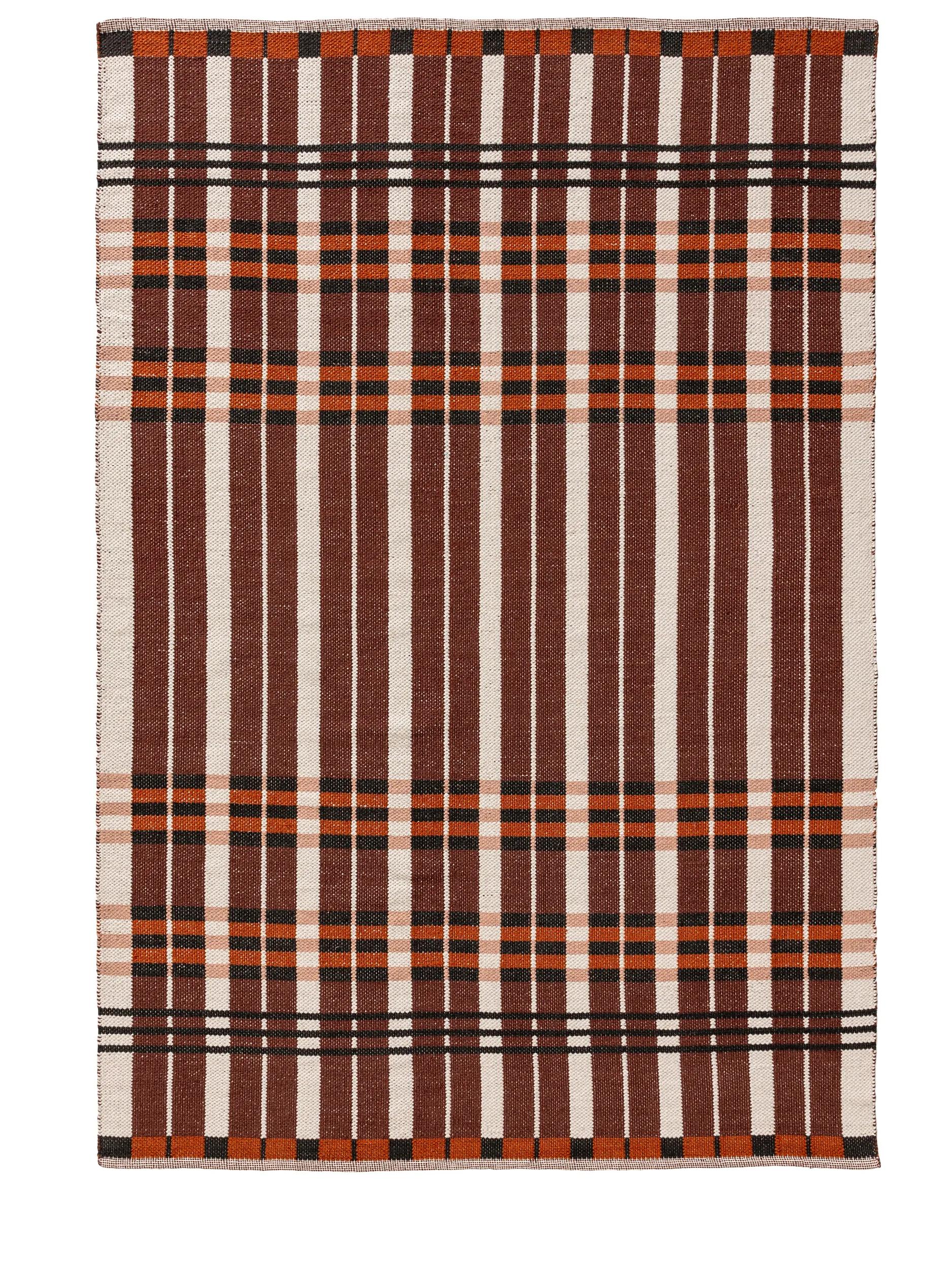 Baumwollteppich Leander Braun 60007664-23101 Baumwollteppich Leander Braun 60007664-23101
