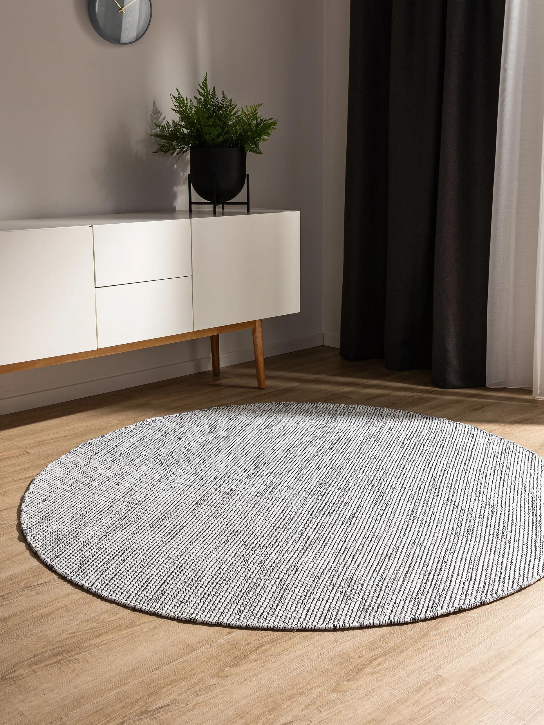 Baumwollteppich Ron Beige/Schwarz 60007821-45104 Baumwollteppich Ron Beige/Schwarz 60007821-45104 – Bild 2