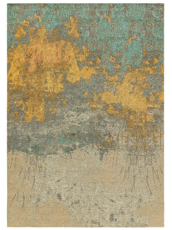 Flachgewebe-Teppich Frencie Beige/Blau 60005474-75101