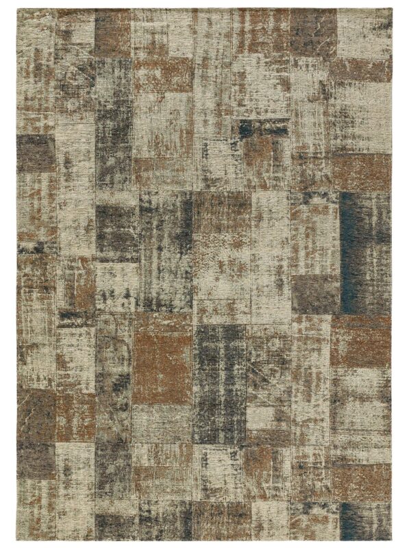 Flachgewebe-Teppich Frencie Beige/Blau 60005477-75101