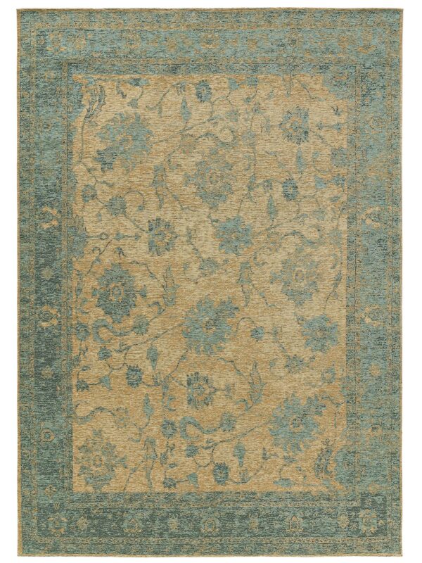 Flachgewebe-Teppich Frencie Blau 60003892-22101
