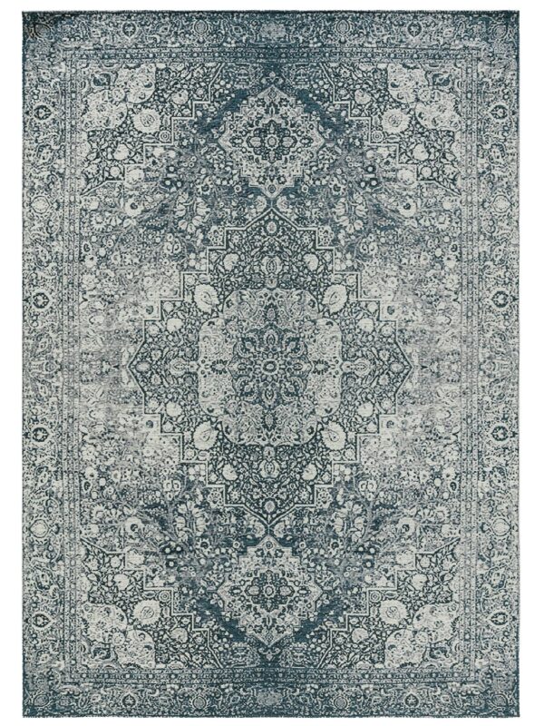 Flachgewebe-Teppich Frencie Blau 60005471-22101