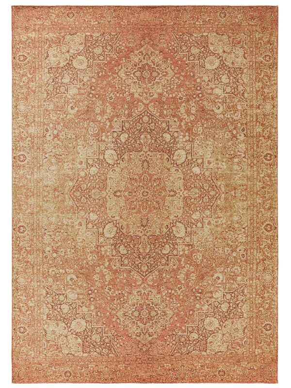 Flachgewebe-Teppich Frencie Rosa 60005471-34101