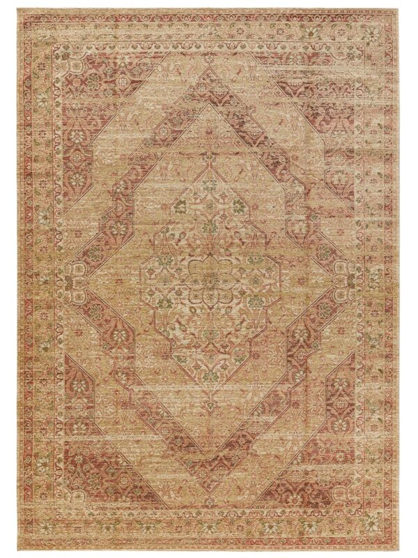 Flachgewebe-Teppich Frencie Rosa 60005472-34101