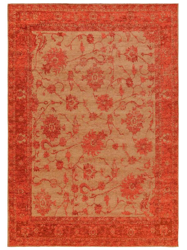 Flachgewebe-Teppich Frencie Rot 60003892-35101