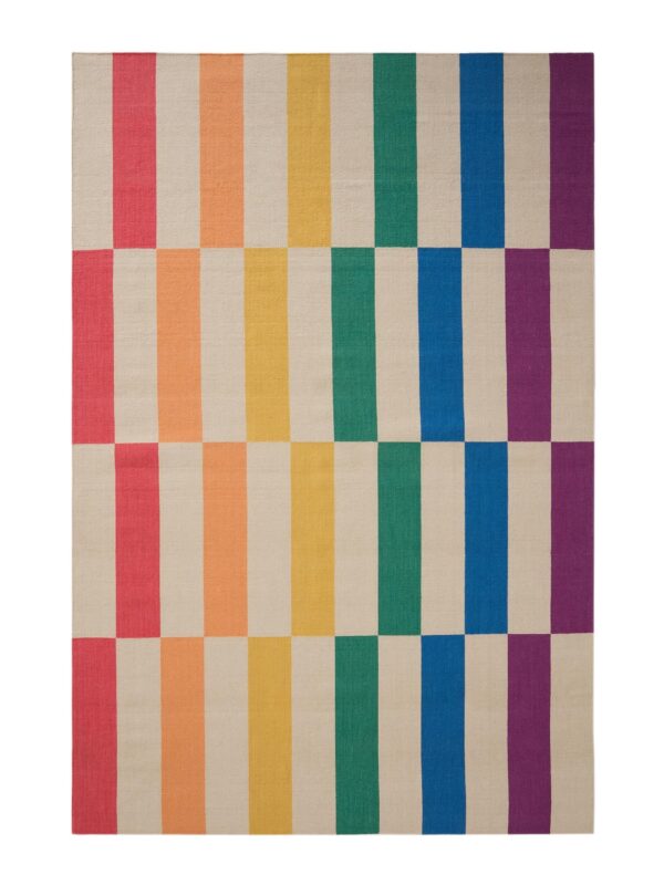 Flachgewebe-Teppich Judith Mehrfarbig 60007831-31101
