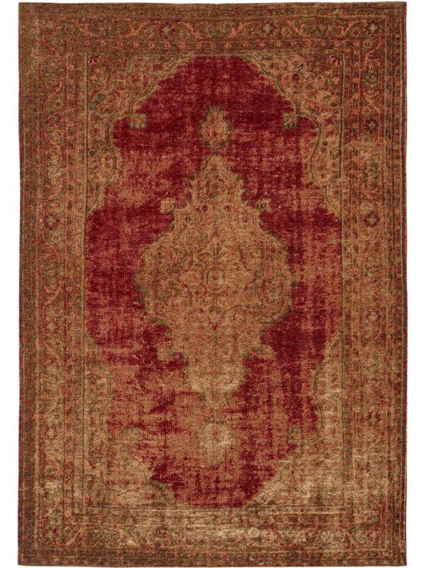 Flachgewebe-Teppich Stay Beige/Rot 60007054-52101