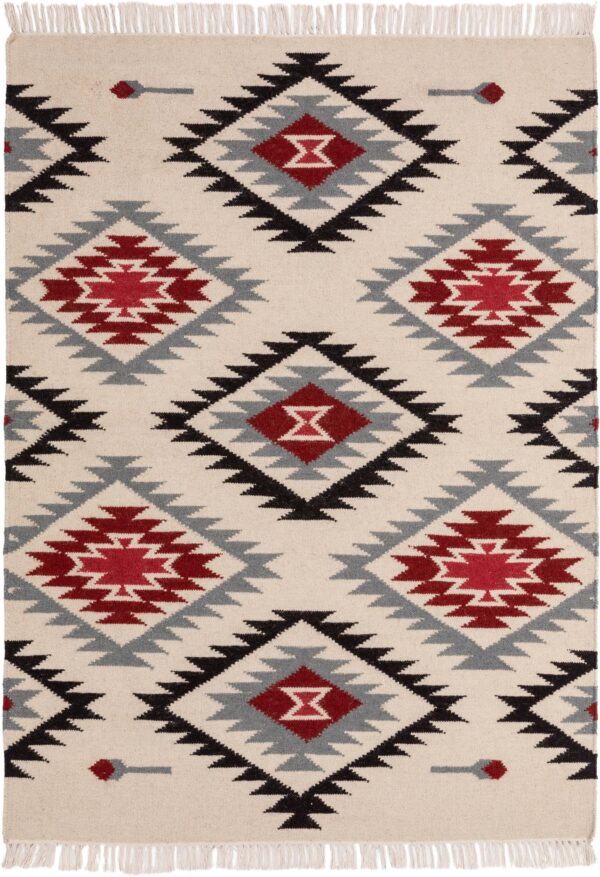Handgewebter Kelim Zohra Beige 60005886-21101