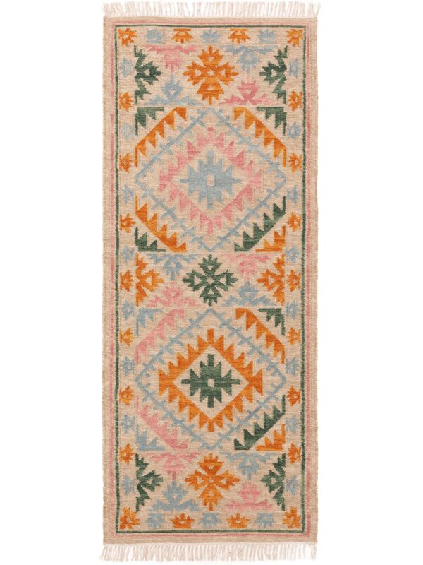 Handgewebter Kelim Zohra Mehrfarbig/Beige 60005889-59103