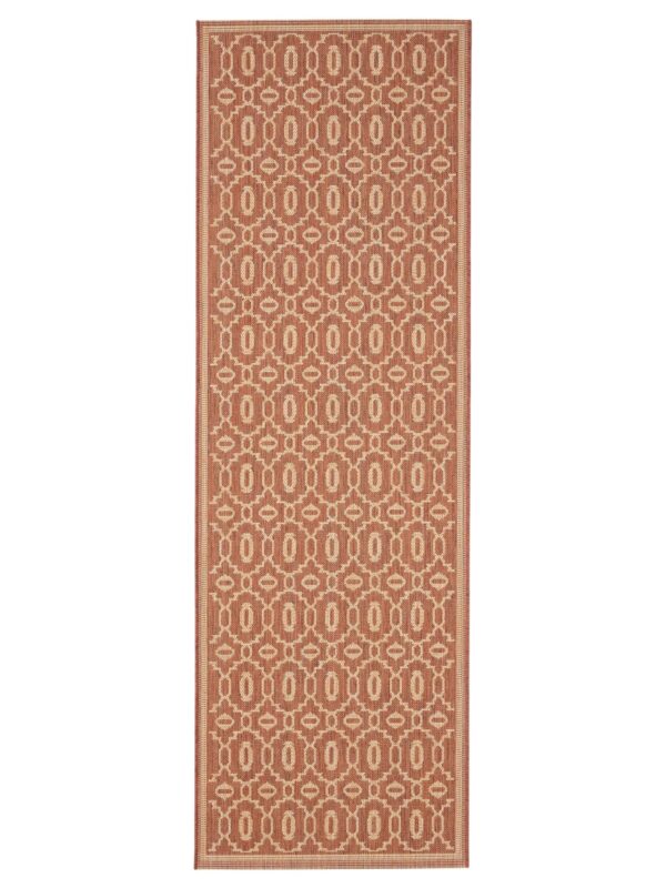 In- & Outdoor Läufer Metro Beige/Rot 60007851-52103