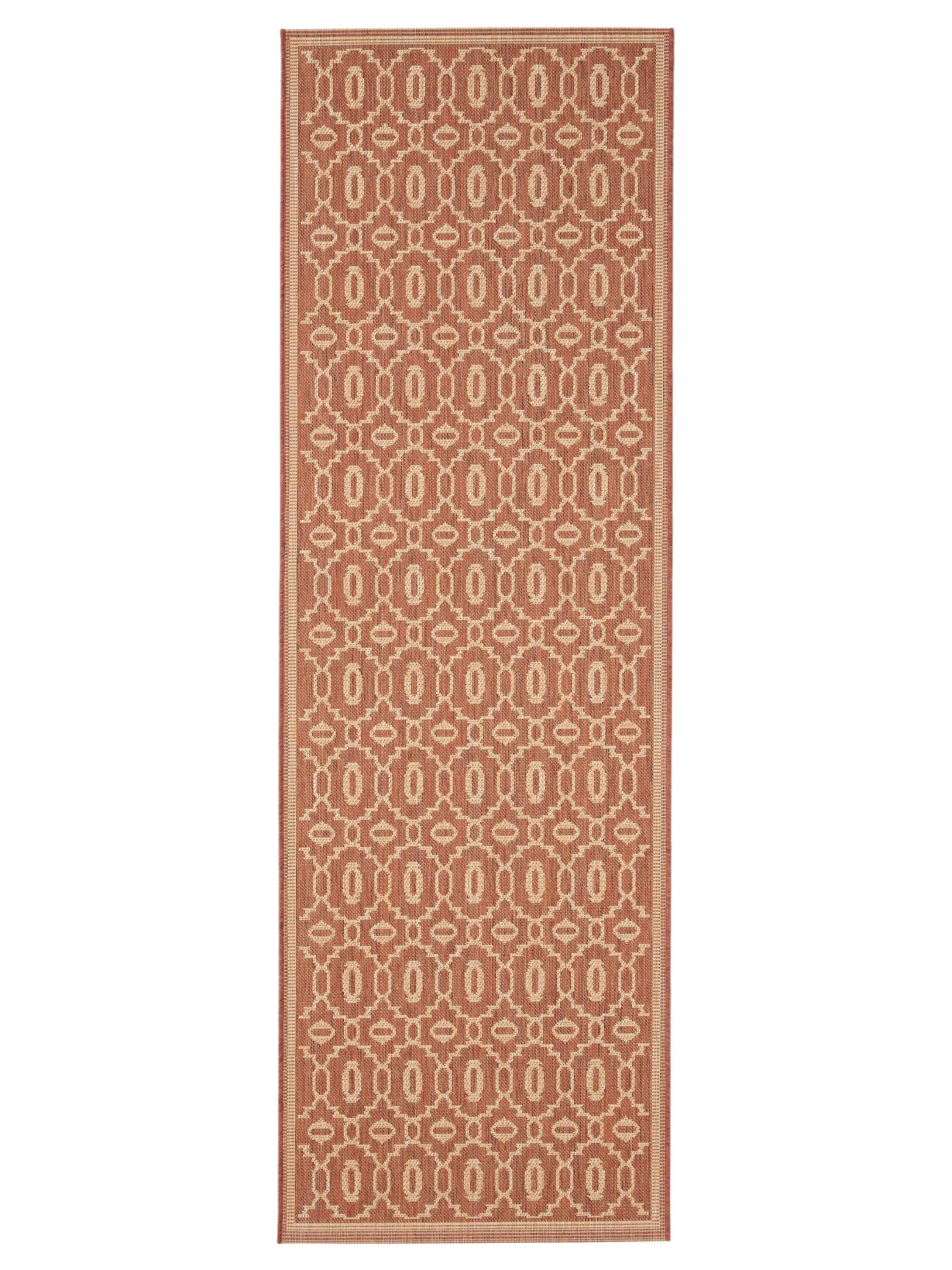 In- & Outdoor Läufer Metro Beige/Rot 60007851-52103 In- & Outdoor Läufer Metro Beige/Rot 60007851-52103