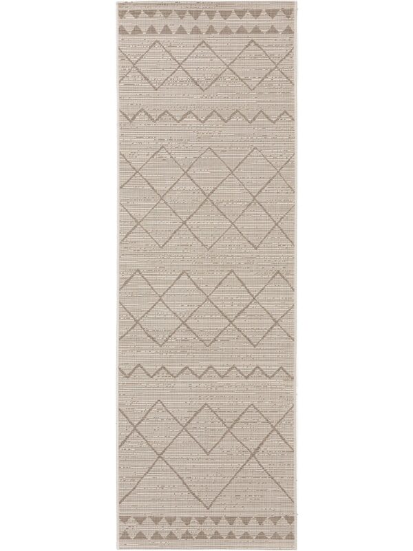 In- & Outdoor Läufer Metro Creme/Beige 60006316-130103