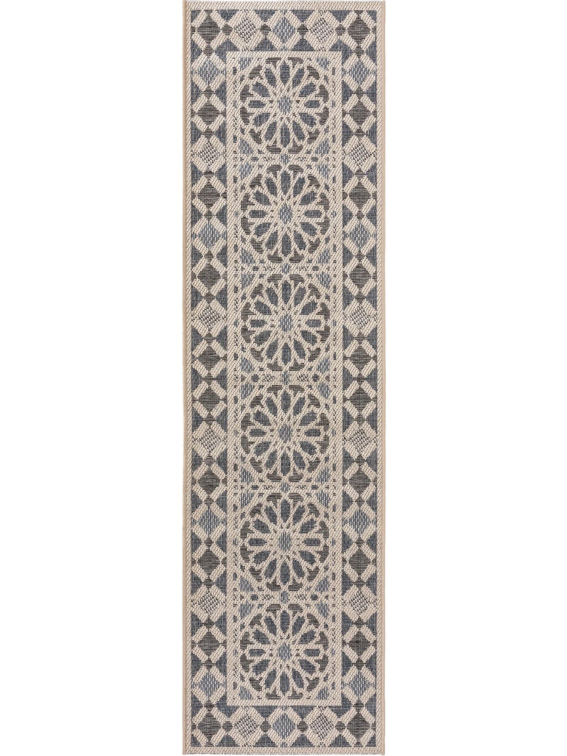 In- & Outdoor Läufer River Beige/Blau 60006078-75103 In- & Outdoor Läufer River Beige/Blau 60006078-75103