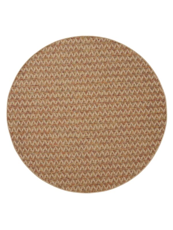 In- & Outdoor Rundteppich Agra Beige/Mehrfarbig 60007967-48104