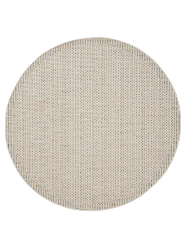 In- & Outdoor Rundteppich Agra Creme/Blau 60007967-205104