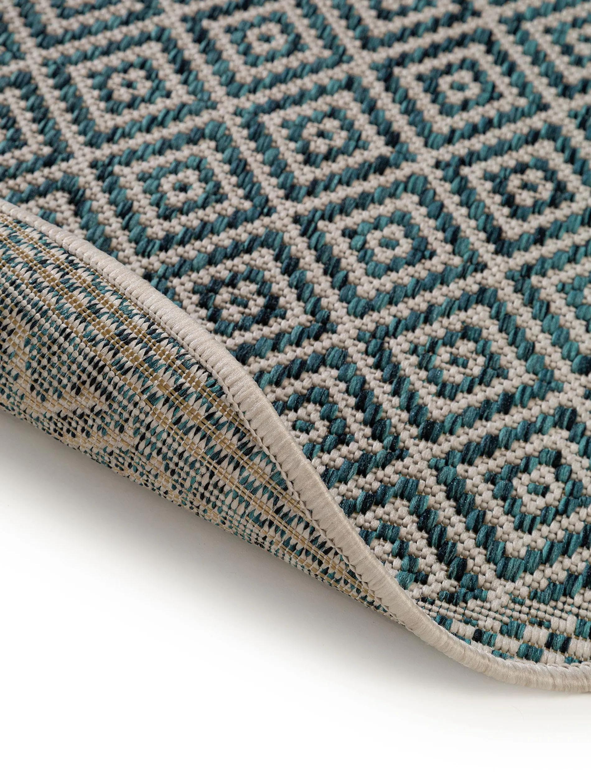 In- & Outdoor Rundteppich Cleo Blau 60005995-22104 In- & Outdoor Rundteppich Cleo Blau 60005995-22104 – Bild 3