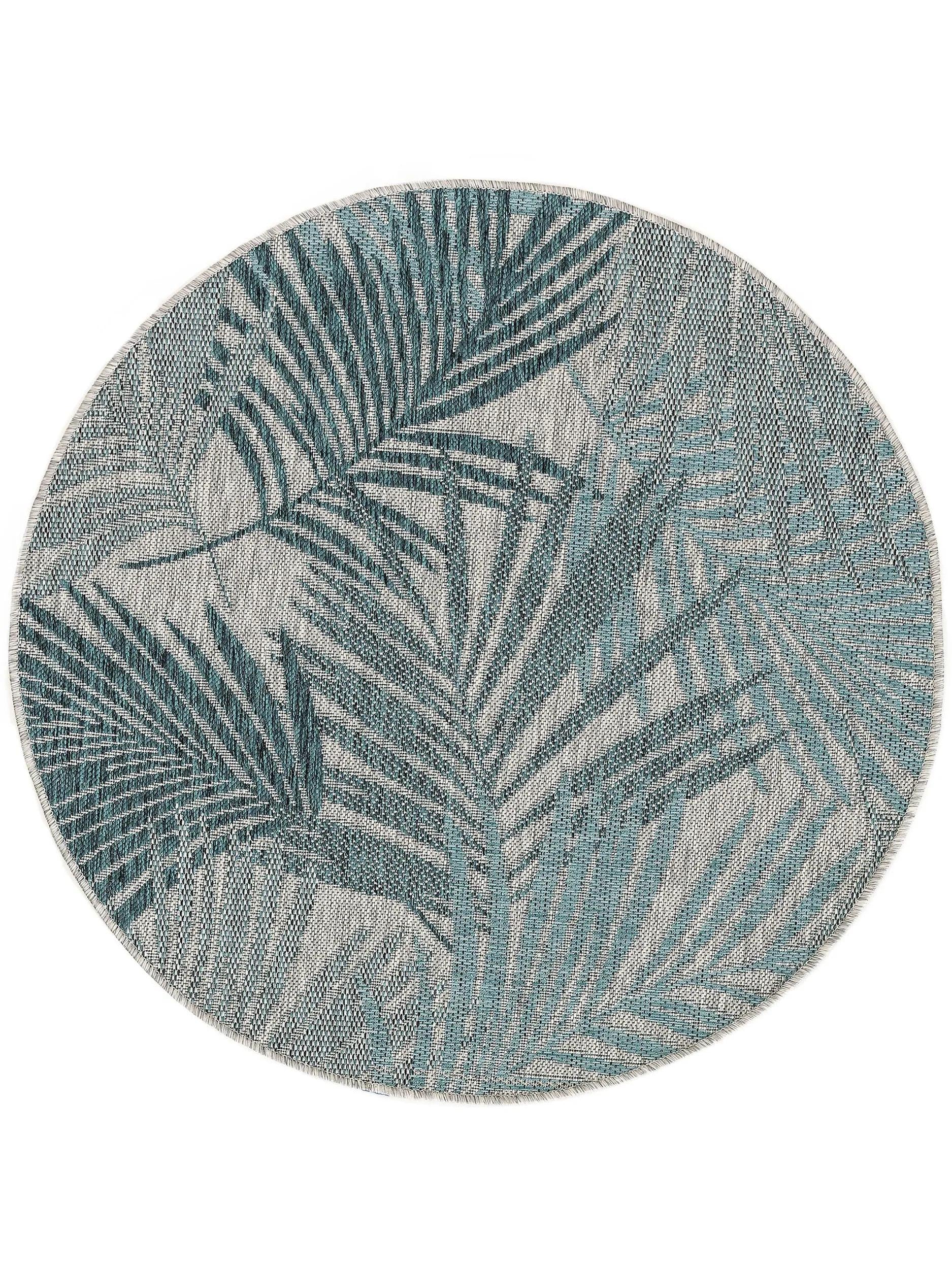 In- & Outdoor Rundteppich Cleo Blau 60006498-22104 In- & Outdoor Rundteppich Cleo Blau 60006498-22104