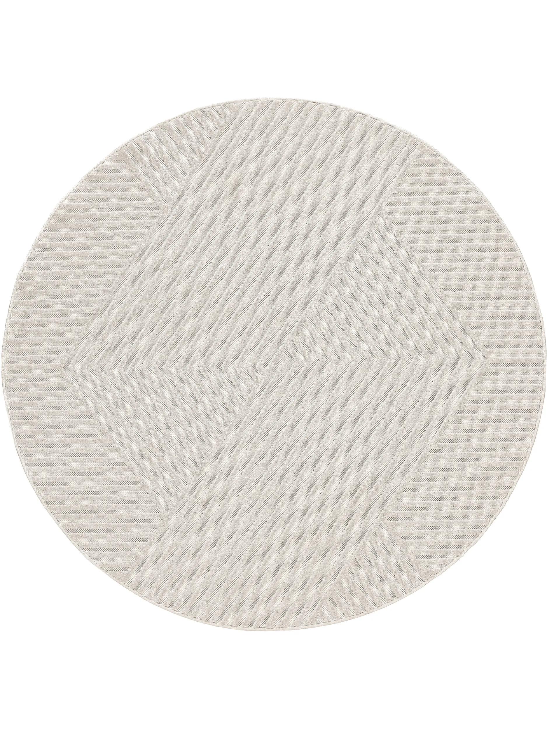 In- & Outdoor Rundteppich Mars Creme 60007189-62104 In- & Outdoor Rundteppich Mars Creme 60007189-62104