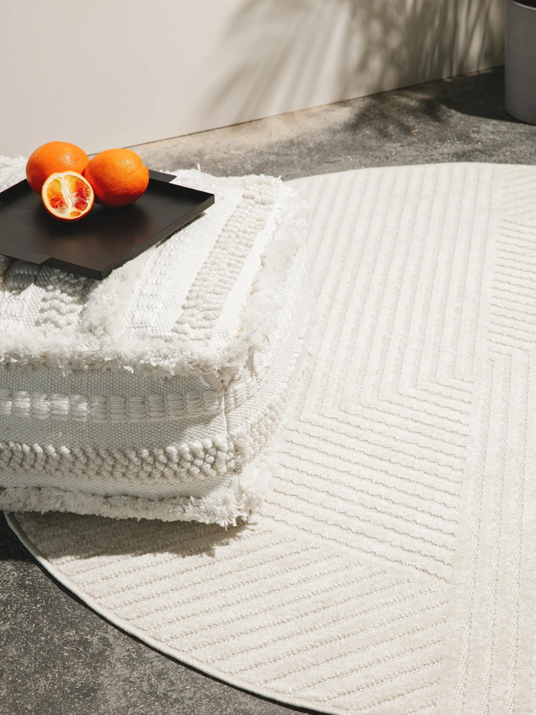 In- & Outdoor Rundteppich Mars Creme 60007189-62104 In- & Outdoor Rundteppich Mars Creme 60007189-62104 – Bild 3