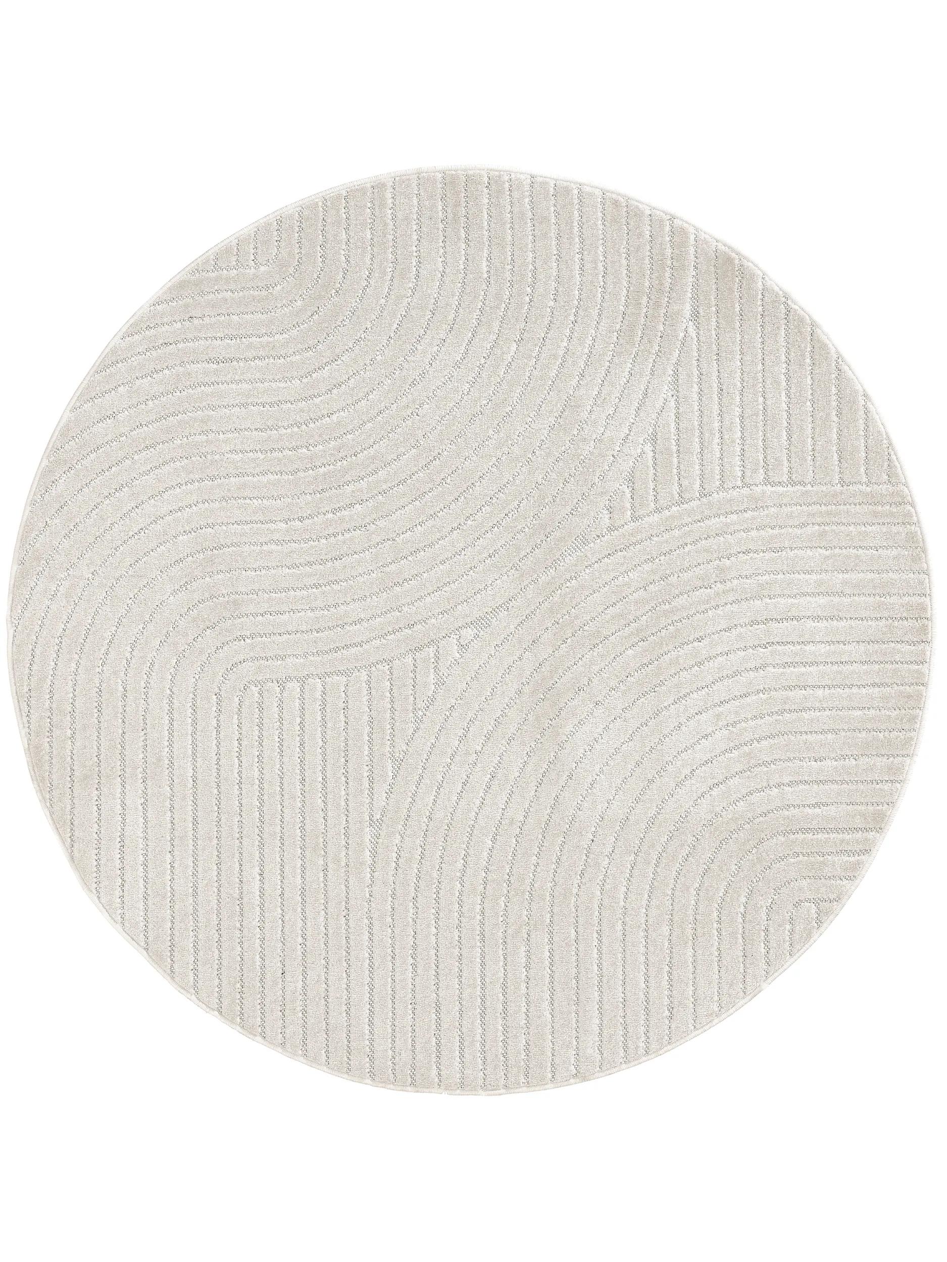In- & Outdoor Rundteppich Mars Creme 60007191-62104 In- & Outdoor Rundteppich Mars Creme 60007191-62104