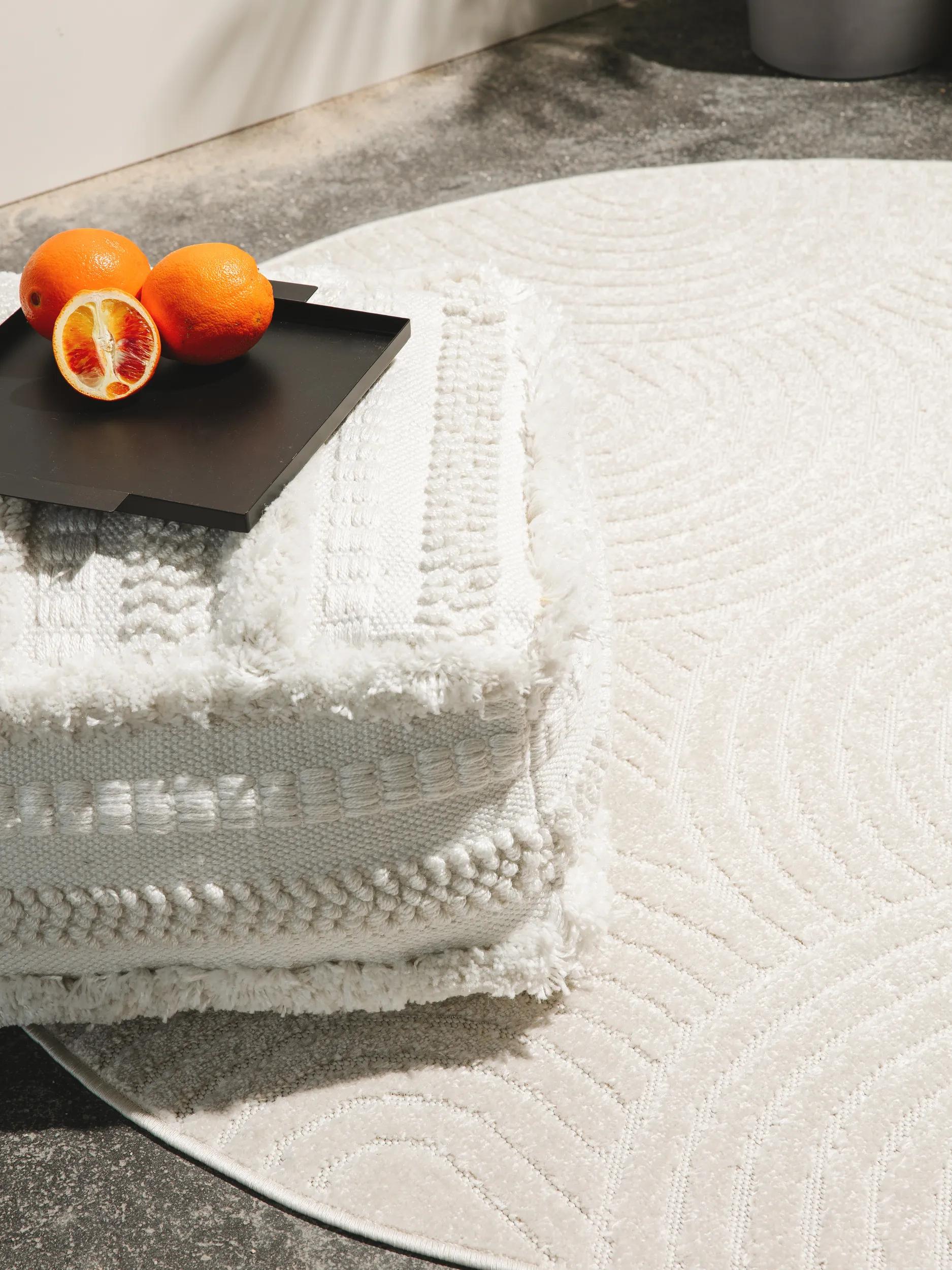 In- & Outdoor Rundteppich Mars Creme 60007647-62104 In- & Outdoor Rundteppich Mars Creme 60007647-62104 – Bild 3
