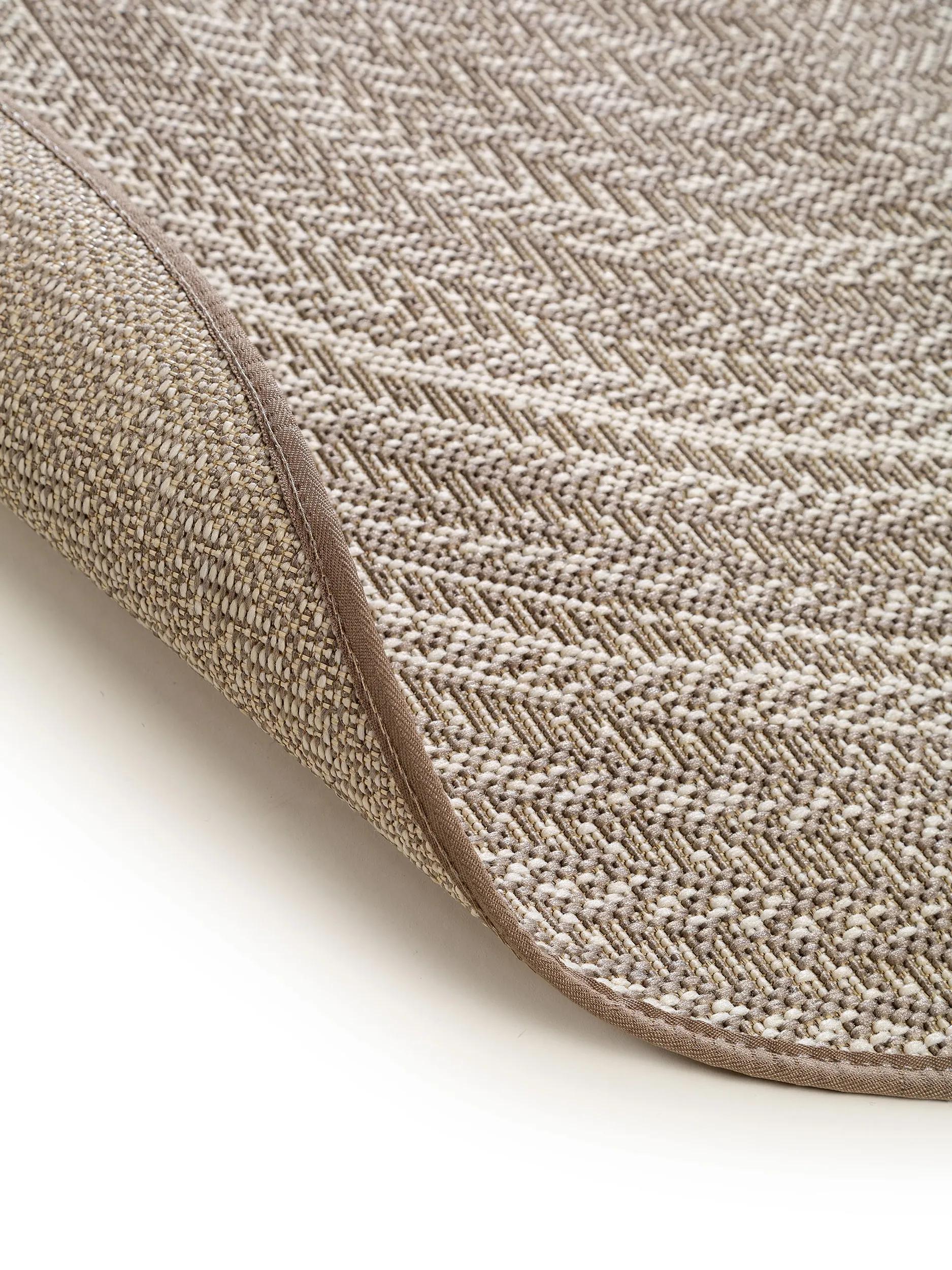 In- & Outdoor Rundteppich Metro Creme/Taupe 60006261-149104 In- & Outdoor Rundteppich Metro Creme/Taupe 60006261-149104 – Bild 5