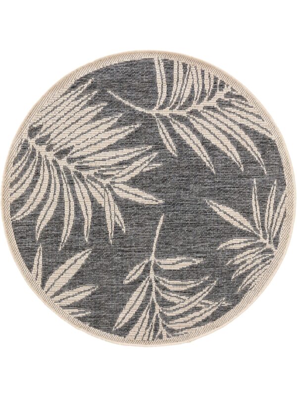 In- & Outdoor Rundteppich River Blau 60006060-22104