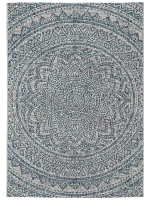In- & Outdoor Teppich Cleo Beige/Blau 60004944-75101
