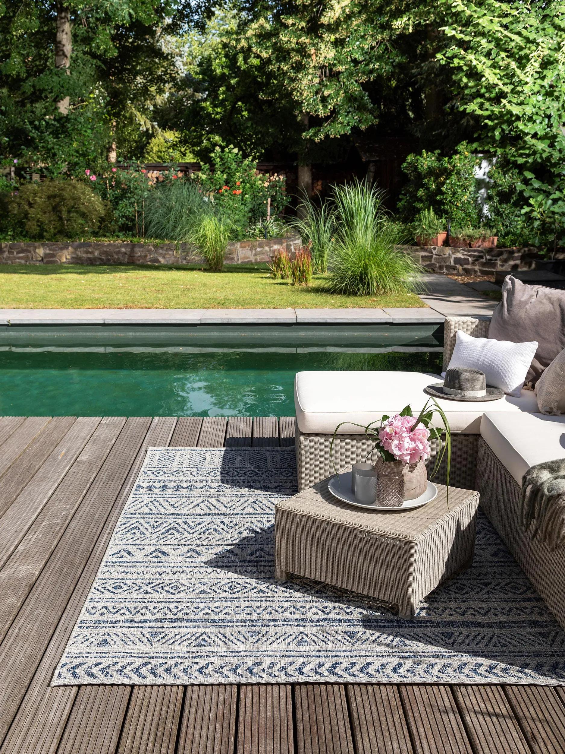 In- & Outdoor Teppich Cleo Blau 60004945-22101 In- & Outdoor Teppich Cleo Blau 60004945-22101 – Bild 2