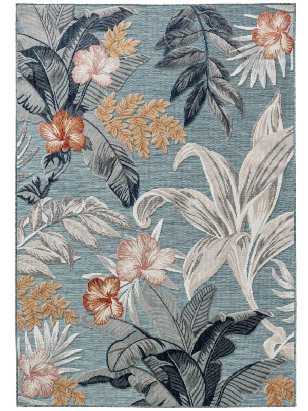In- & Outdoor Teppich Flora Mehrfarbig 60007743-200101