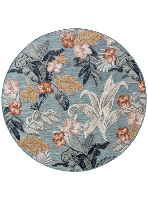 In- & Outdoor Teppich Flora Mehrfarbig 60007743-200104