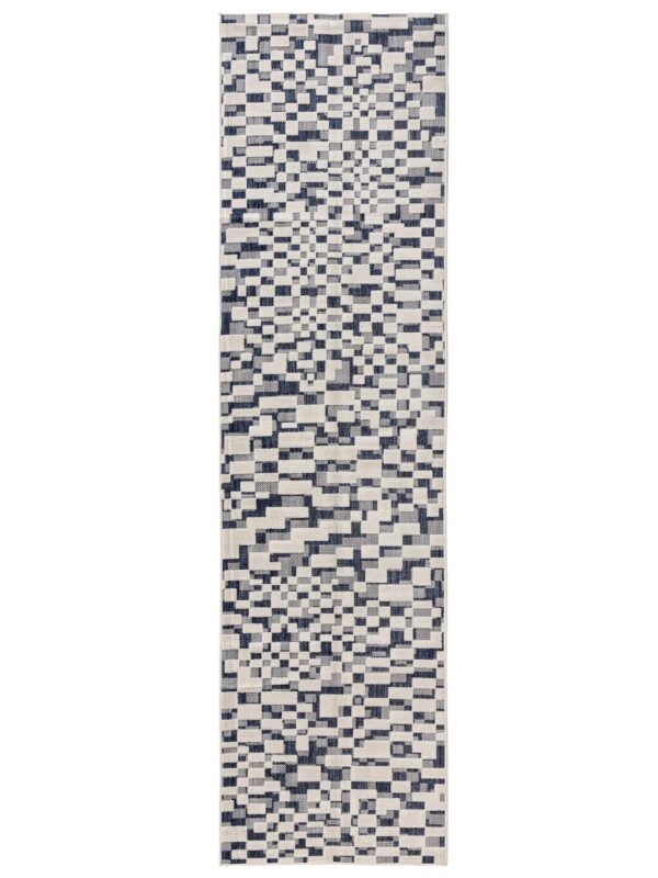 In- & Outdoor Teppich Kaleo Blau/Weiß 60007738-194103