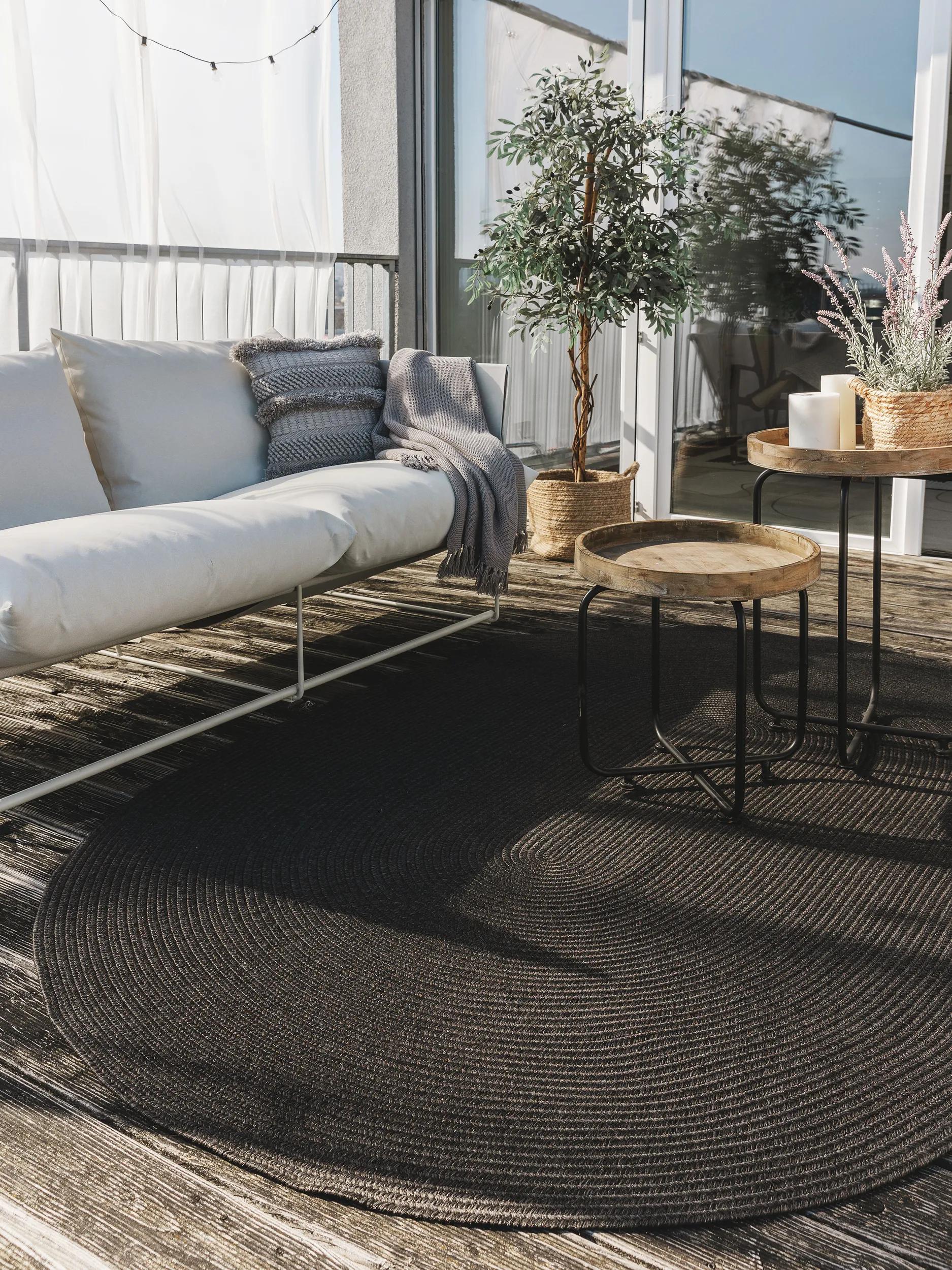 In- & Outdoor Teppich Nandi Schwarz 60007328-36101 In- & Outdoor Teppich Nandi Schwarz 60007328-36101 – Bild 2