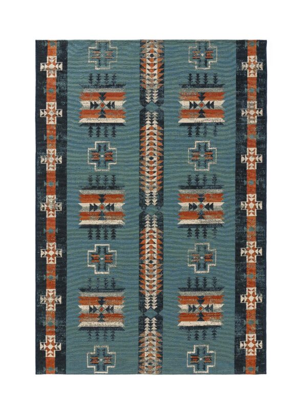 In- & Outdoor Teppich Ria Mehrfarbig/Blau 60007619-71101