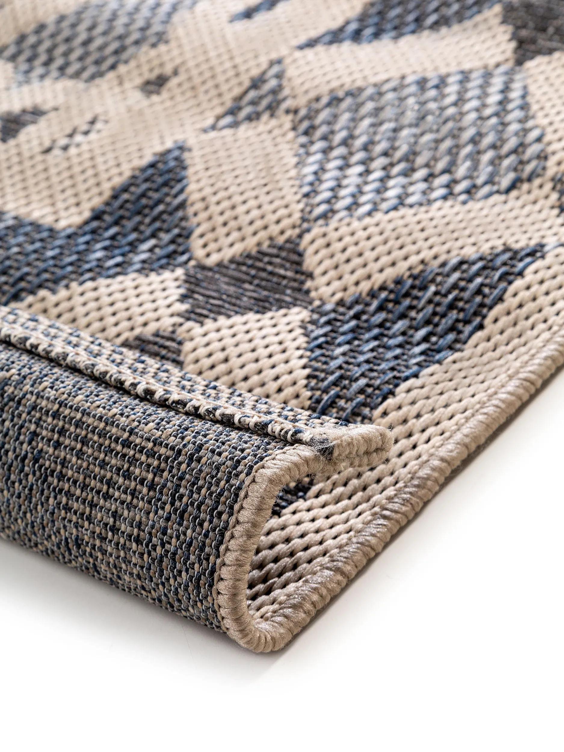 In- & Outdoor Teppich River Beige/Blau 60006077-75101 In- & Outdoor Teppich River Beige/Blau 60006077-75101 – Bild 3