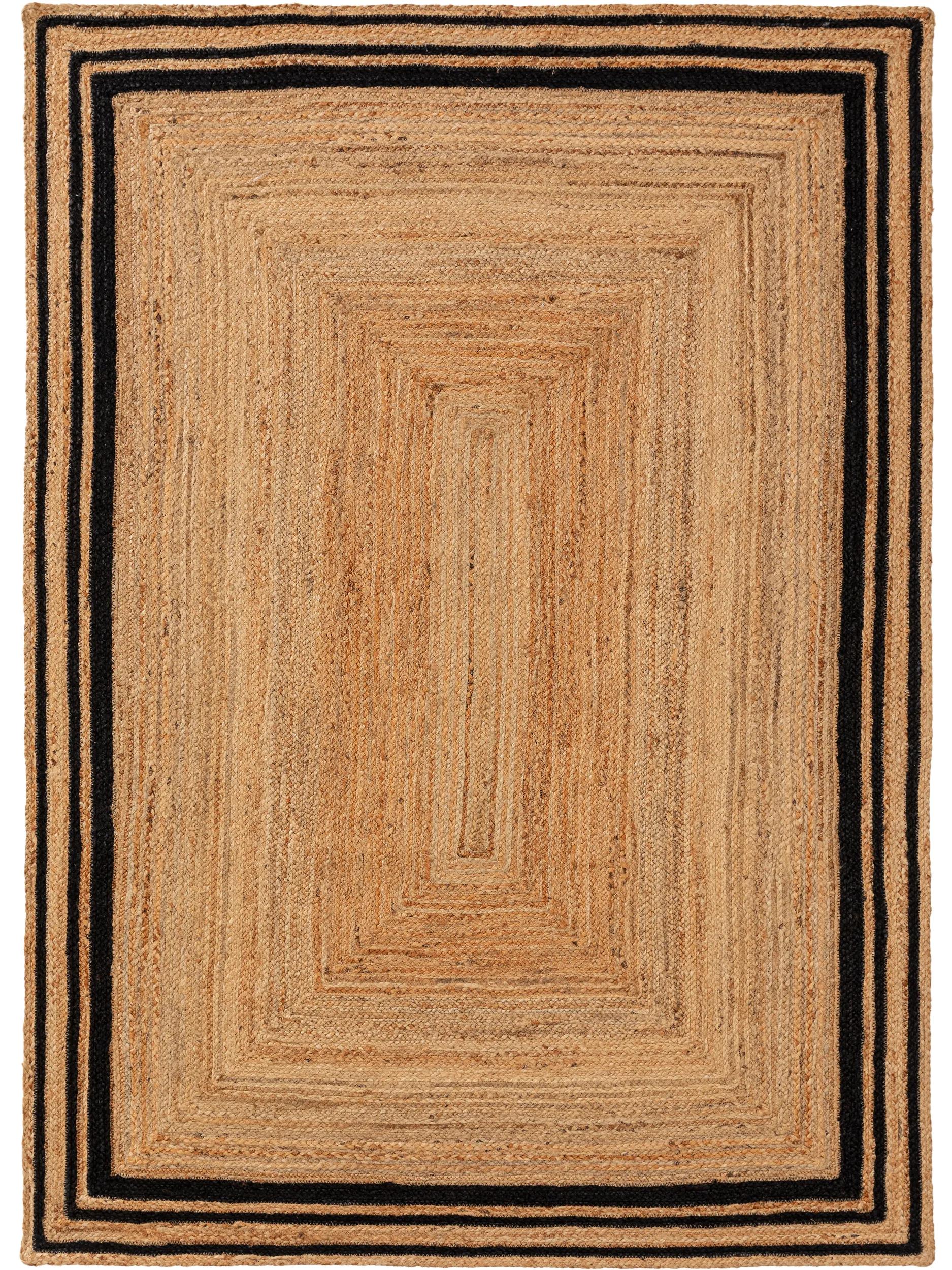 Jute-Teppich Jutta Schwarz 60007160-36101 Jute-Teppich Jutta Schwarz 60007160-36101