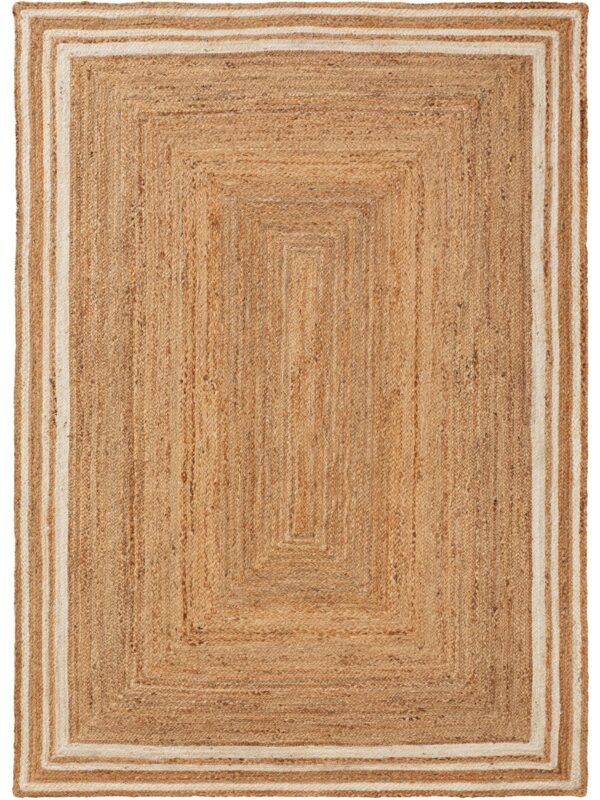 Jute-Teppich Jutta Weiß 60007160-41101