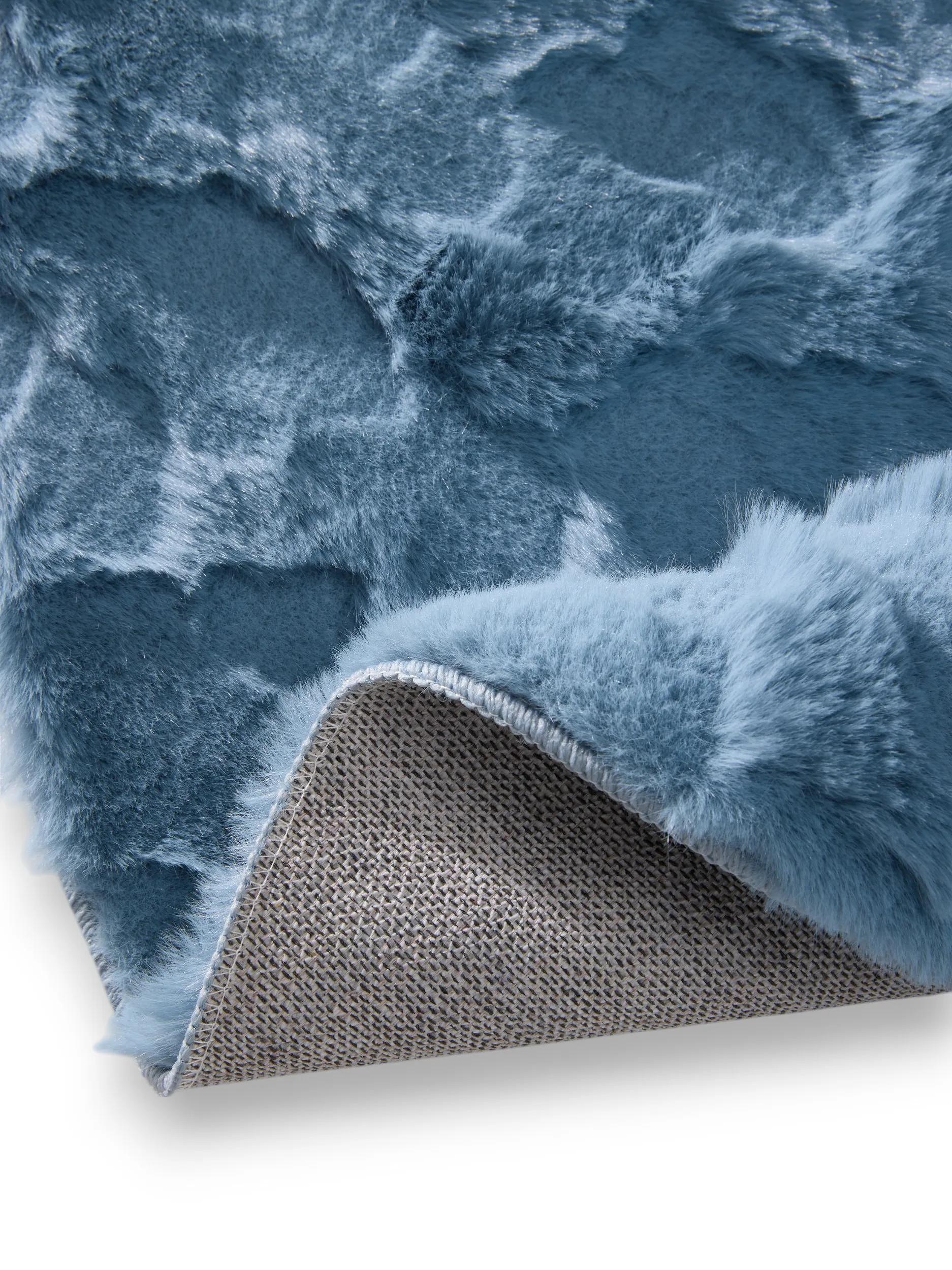 Kunstfell-Teppich Immy Blau 60007925-22104 Kunstfell-Teppich Immy Blau 60007925-22104 – Bild 4