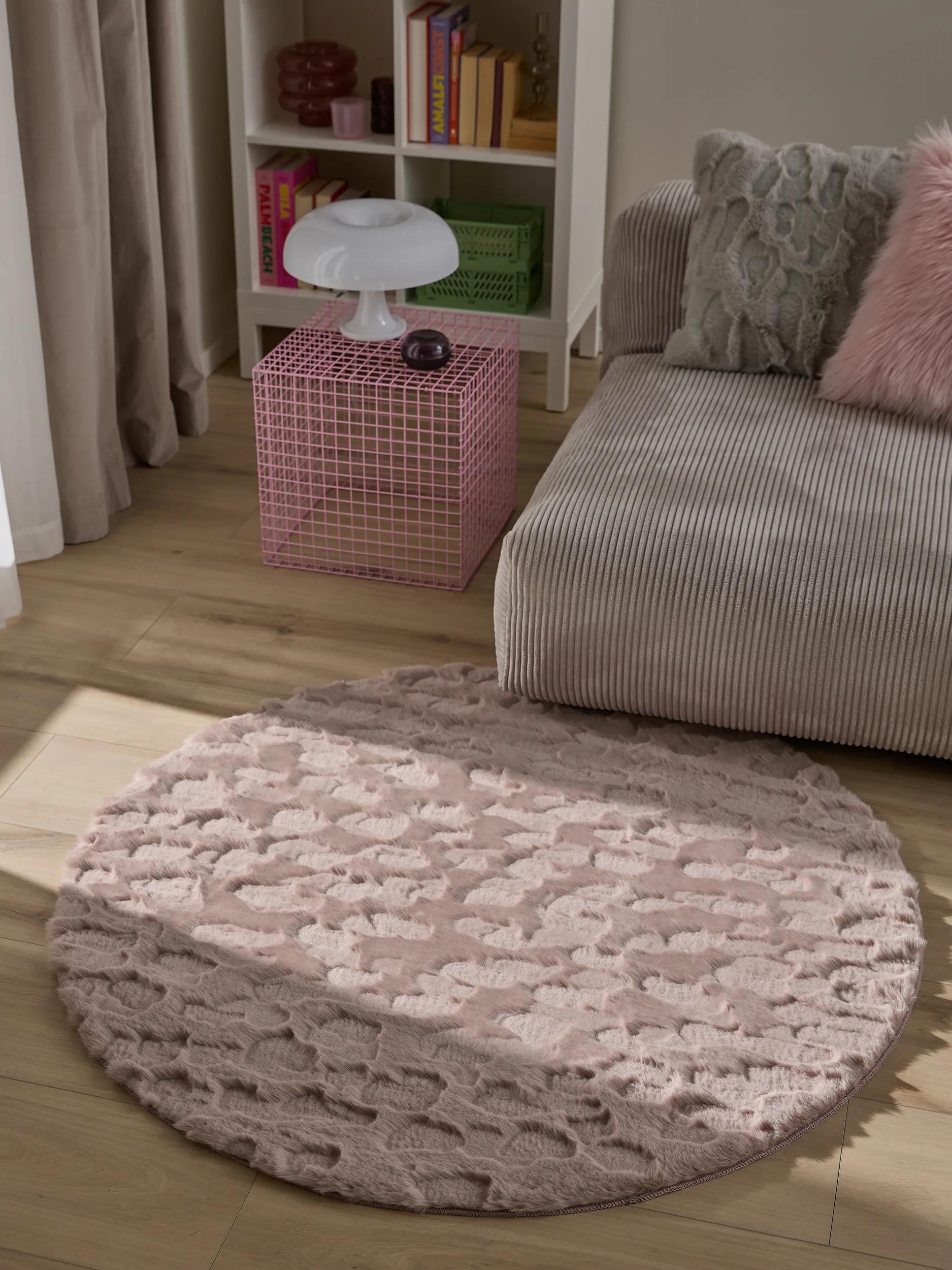 Kunstfell-Teppich Immy Pink 60007925-33104 Kunstfell-Teppich Immy Pink 60007925-33104 – Bild 2