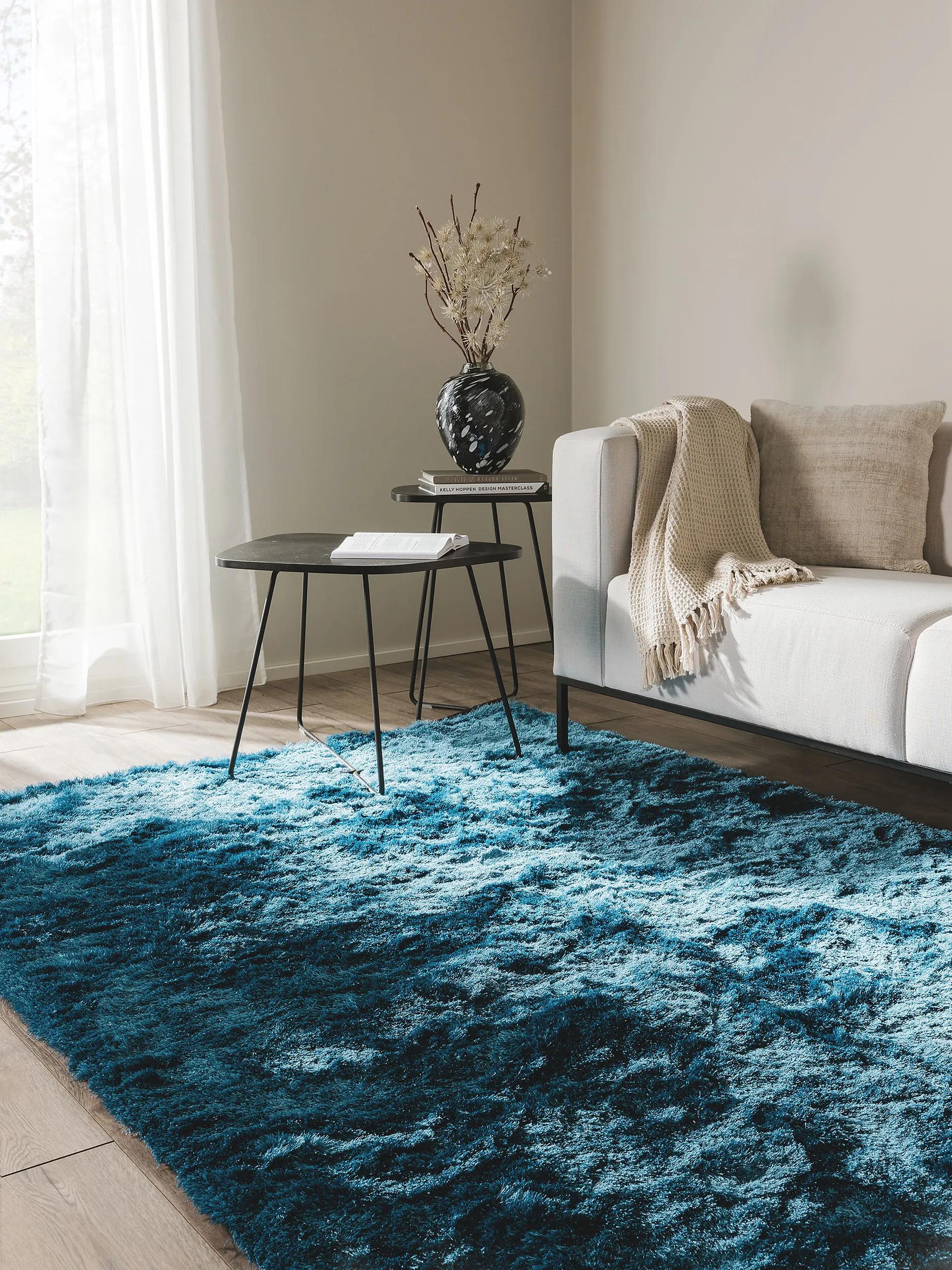 Shaggy-Teppich Whisper Blau 60002622-22101 Shaggy-Teppich Whisper Blau 60002622-22101 – Bild 2