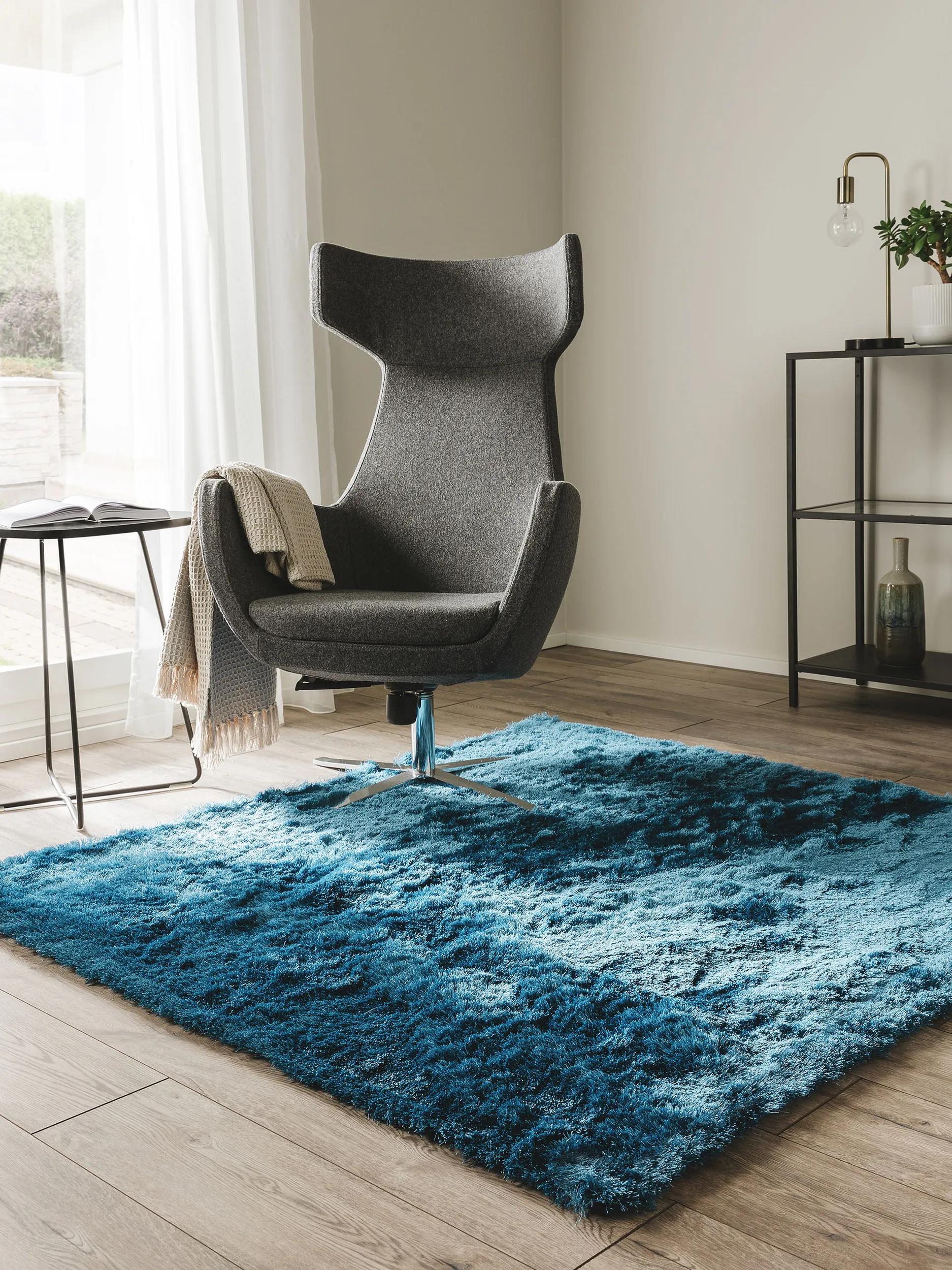 Shaggy-Teppich Whisper Blau 60002628-22102 Shaggy-Teppich Whisper Blau 60002628-22102 – Bild 2
