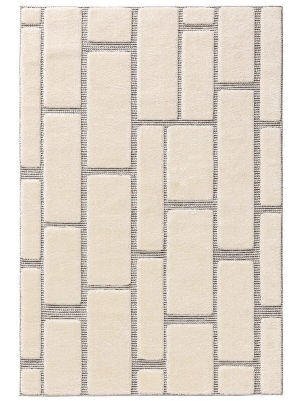 Teppich Elvy Creme/Grau 60007767-203101