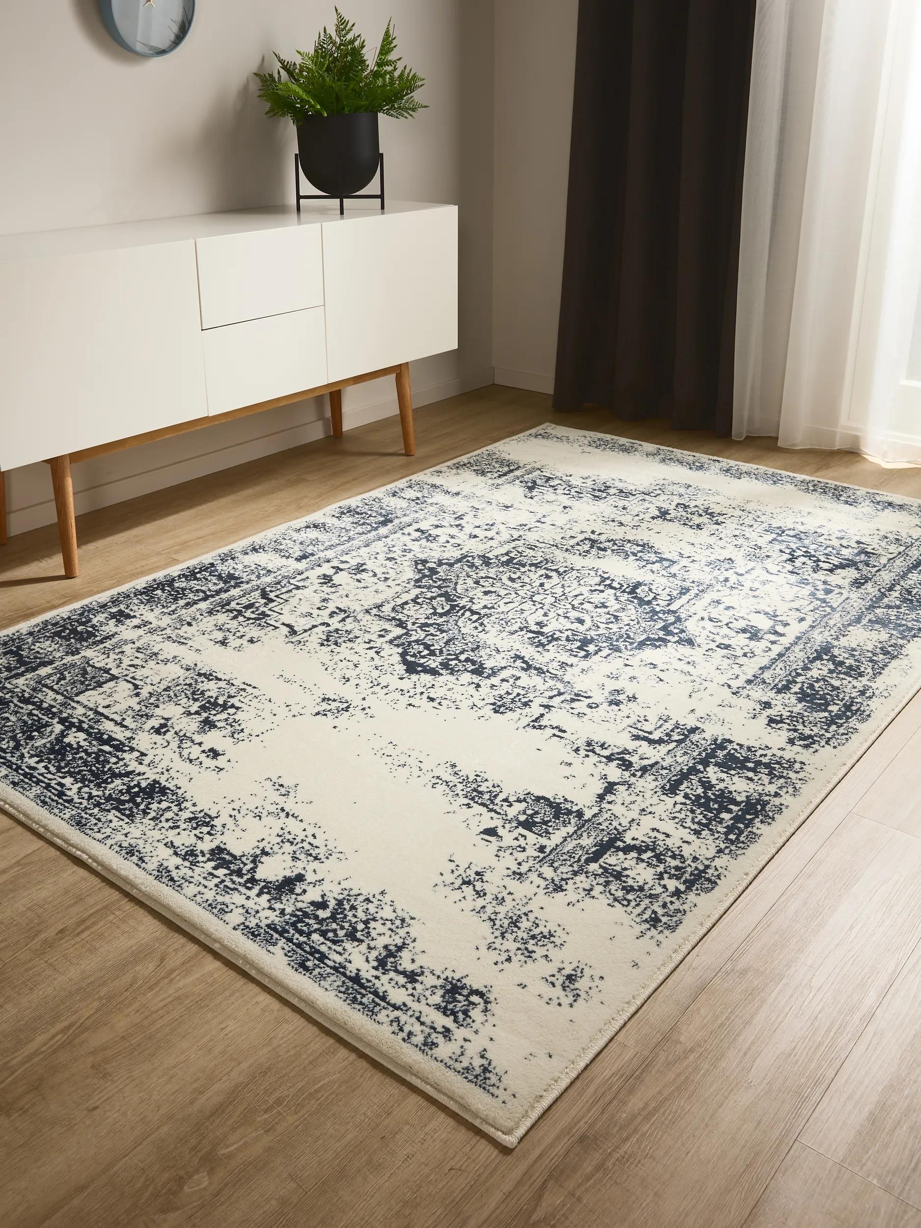 Teppich Suki Creme/Blau 60007921-209101 Teppich Suki Creme/Blau 60007921-209101 – Bild 2