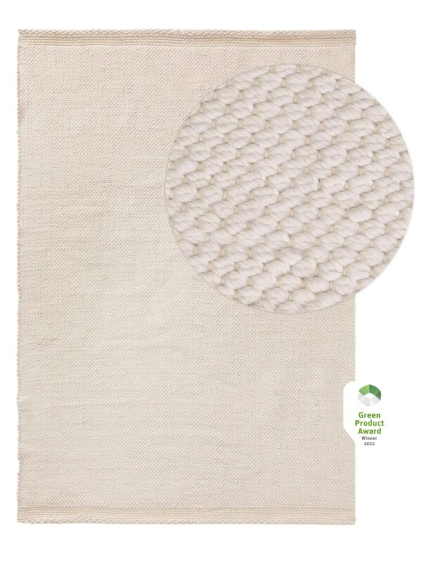 Teppich aus Recyclingmaterial Kiah Creme 60007109-62101