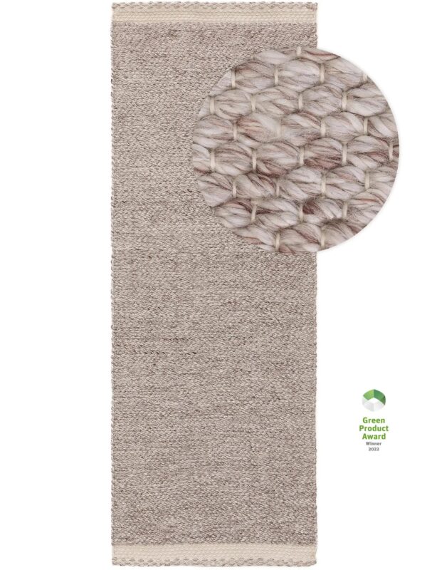 Teppich aus Recyclingmaterial Kiah Creme/Taupe 60007109-149103