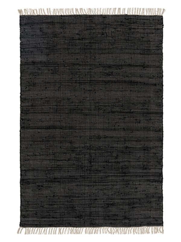 Teppich aus Recyclingmaterial Tom Schwarz 60007131-36101