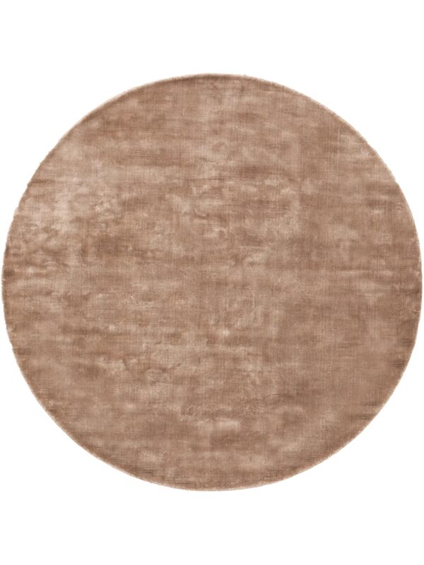 Viskose-Rundteppich Nela Taupe 60006842-57104