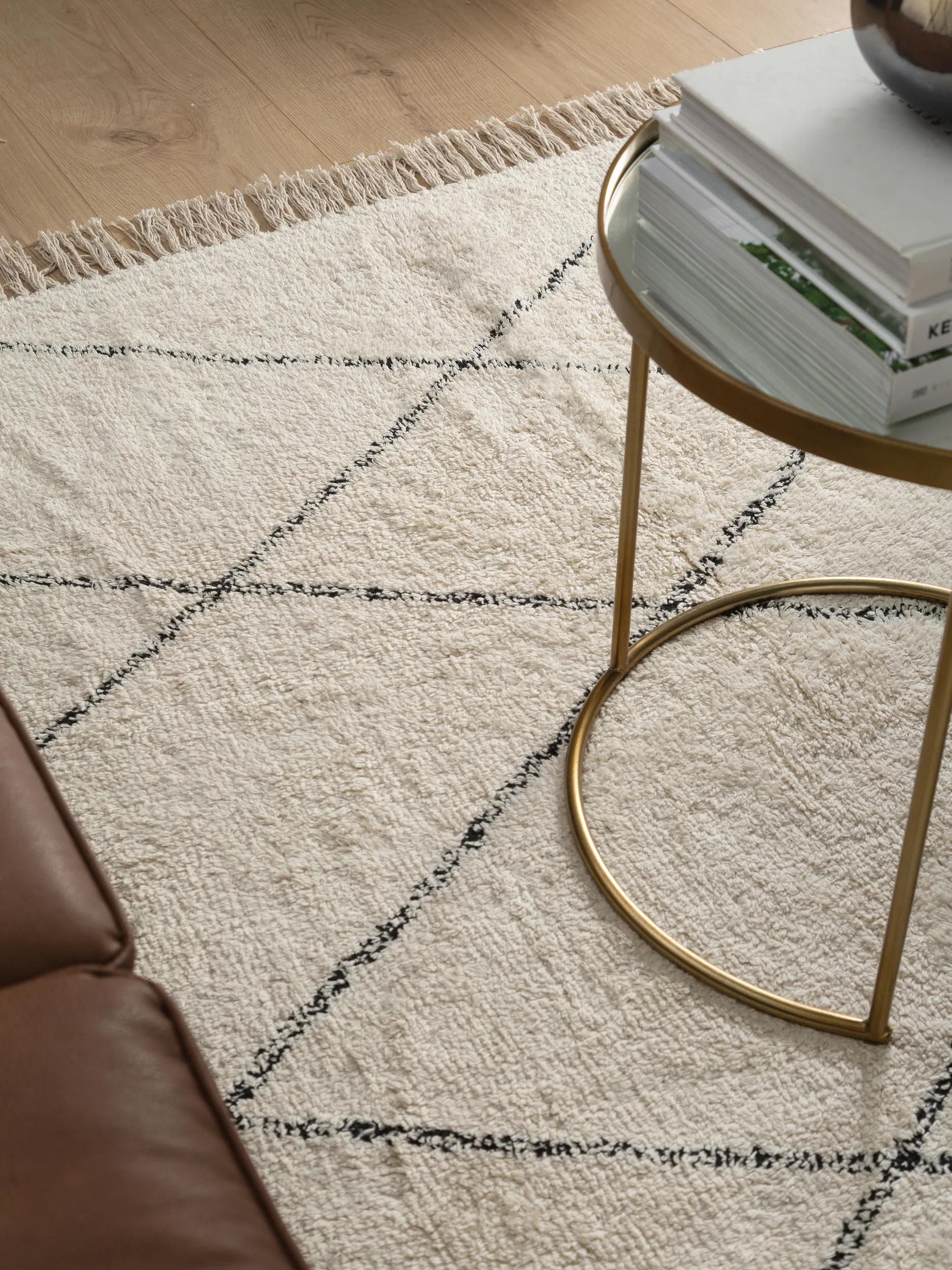 Waschbarer Baumwollteppich Naomi Creme 60006918-62101 Waschbarer Baumwollteppich Naomi Creme 60006918-62101 – Bild 3