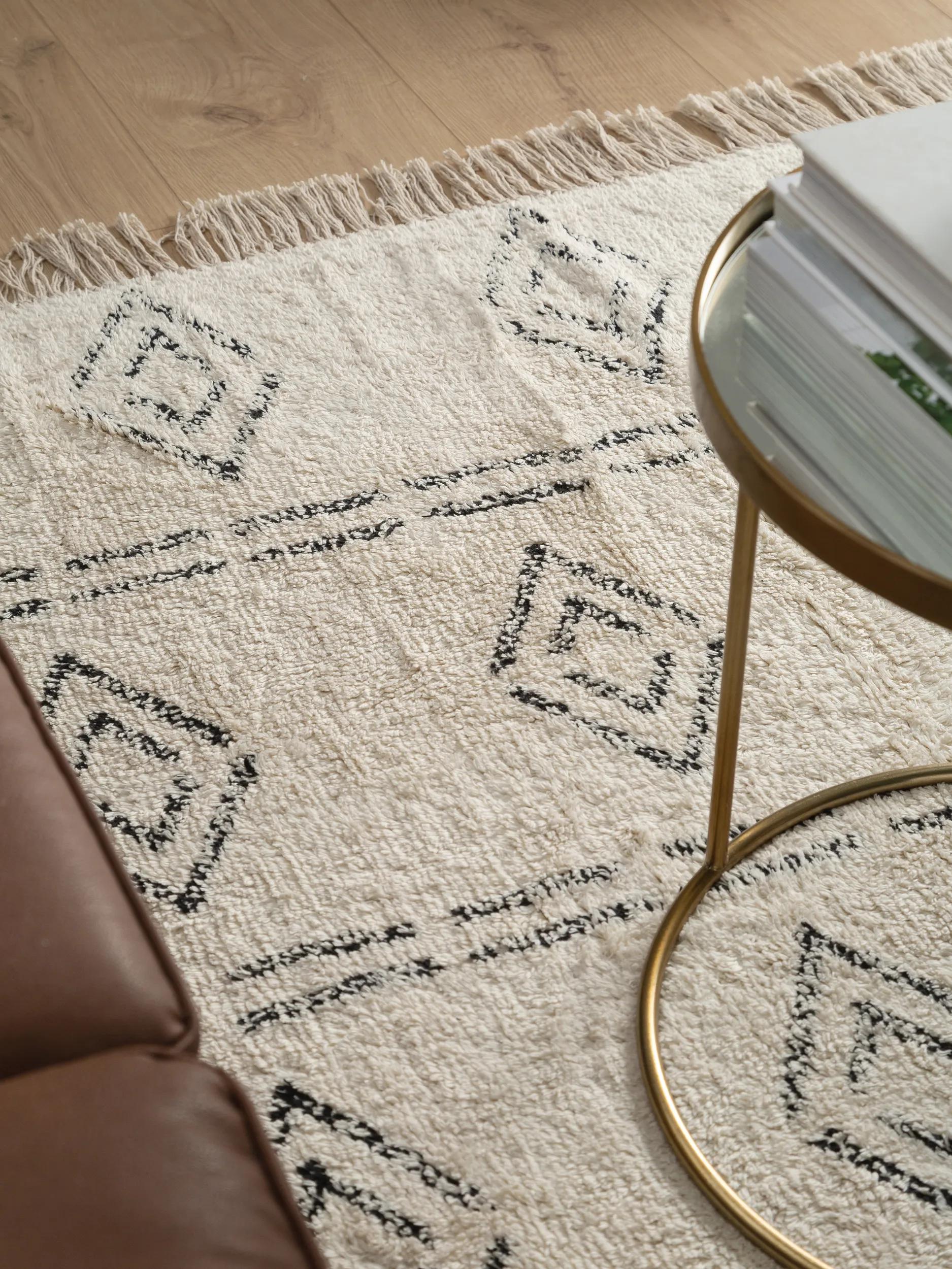 Waschbarer Baumwollteppich Naomi Creme 60006921-62101 Waschbarer Baumwollteppich Naomi Creme 60006921-62101 – Bild 3