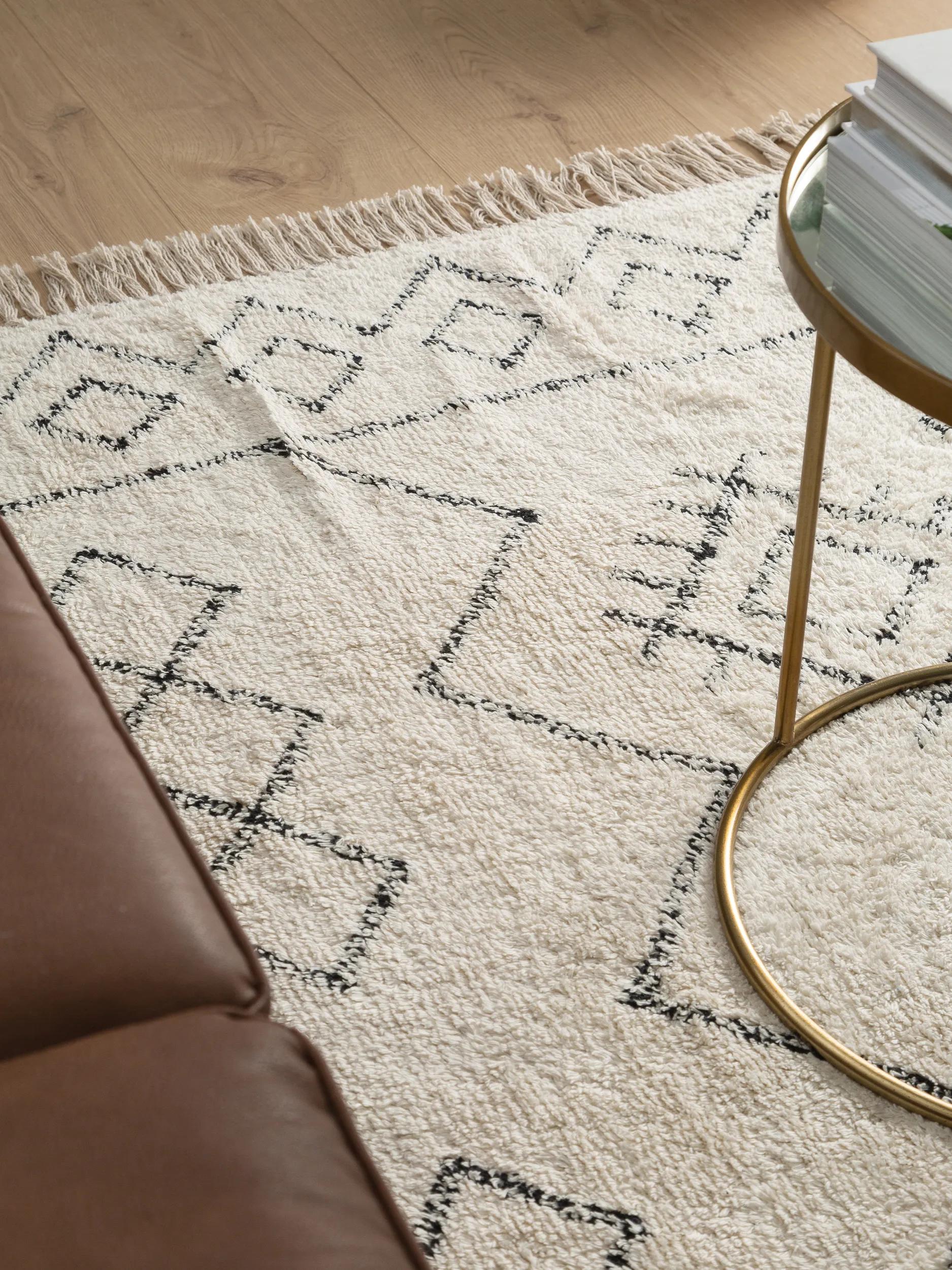 Waschbarer Baumwollteppich Naomi Creme 60006923-62101 Waschbarer Baumwollteppich Naomi Creme 60006923-62101 – Bild 3
